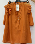 Completo con Top Volant e Shorts