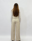 Completo gilet e pantalone con strass
