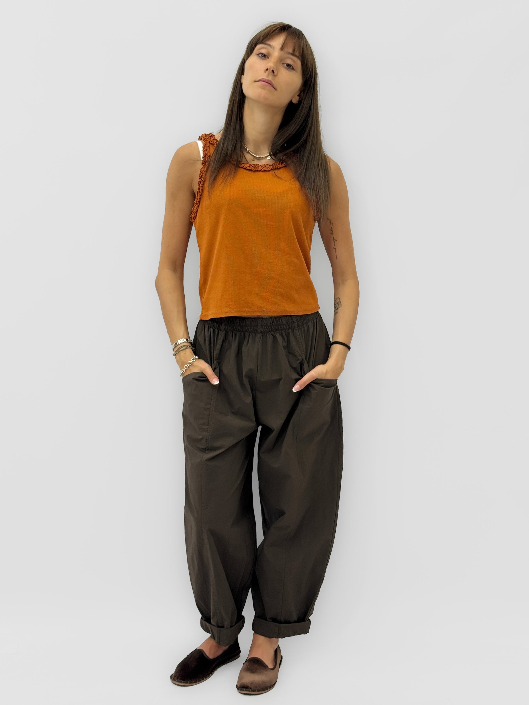 Pantaloni in cotone ballon