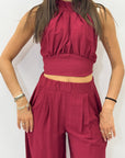 Completo con Top e Pantalone Palazzo
