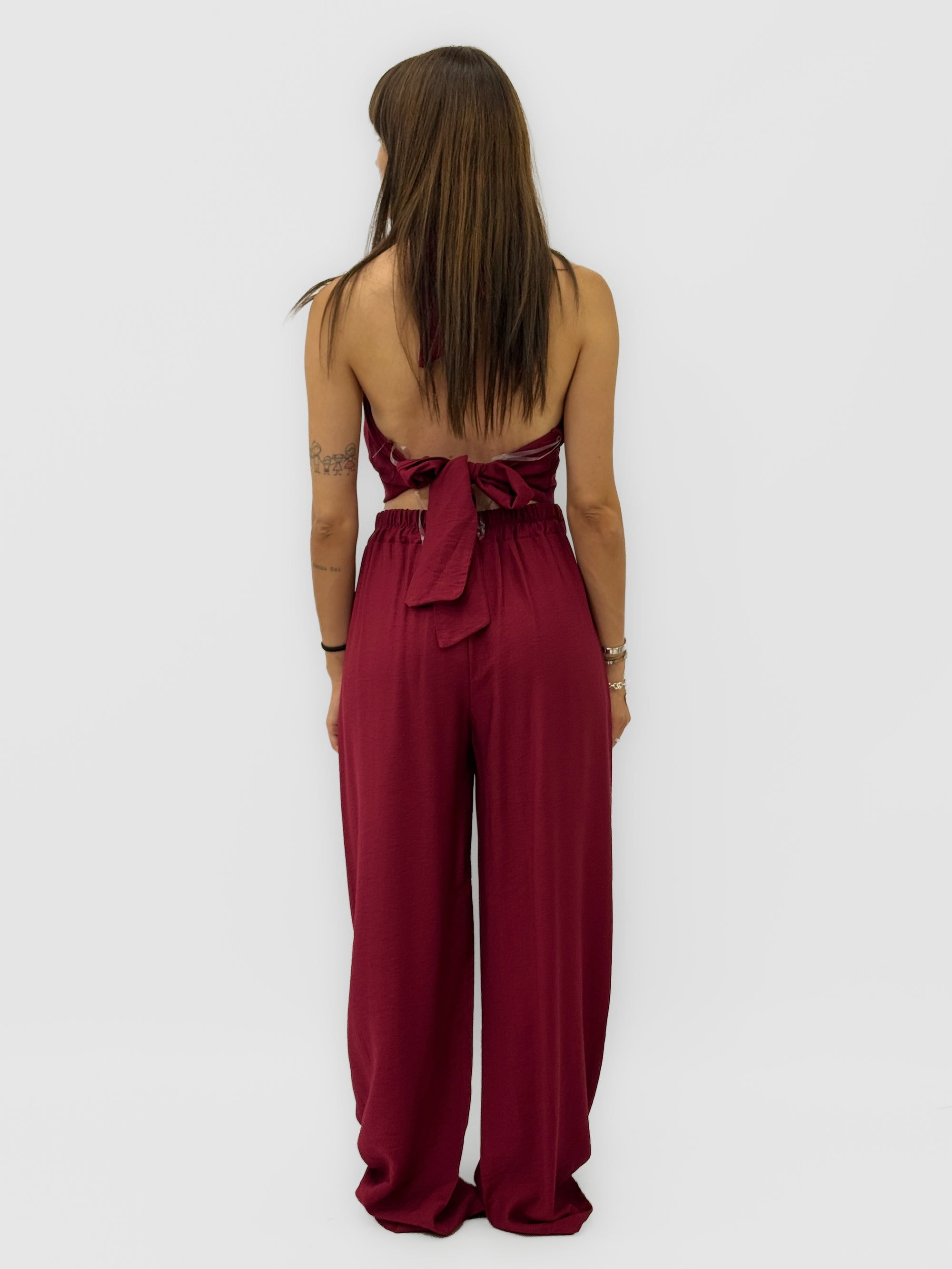 Completo con Top e Pantalone Palazzo