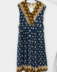 Abito Midi a Pois con Cintura