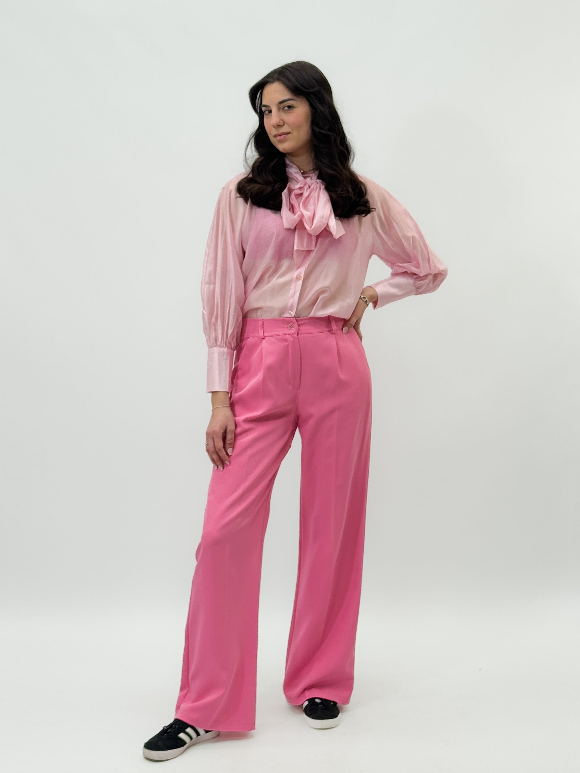 Completo premium giacca e pantaloni a palazzo