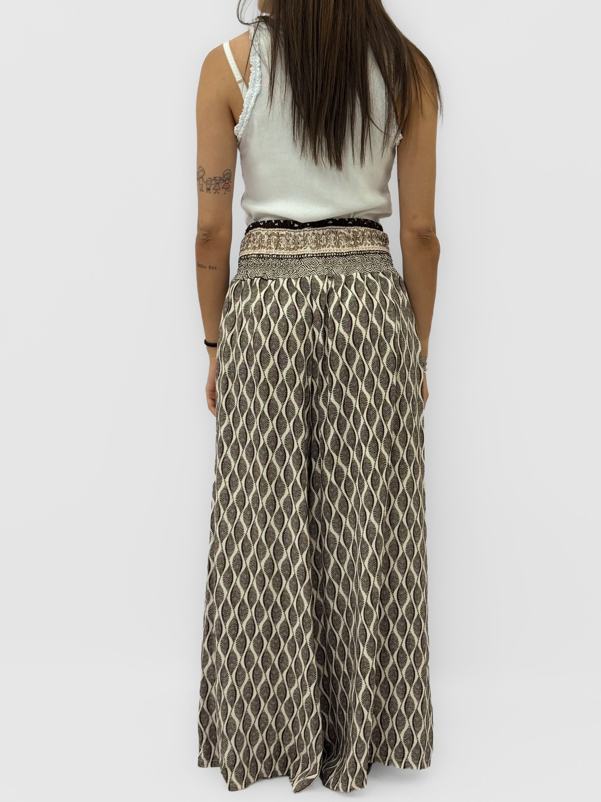 Pantaloni leggeri con fantasia