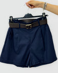 Pantaloncini in 100% Cotone con Pinces