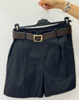 Pantaloncini in 100% Cotone con Pinces