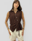 Blusa Incrociata con Laccetto