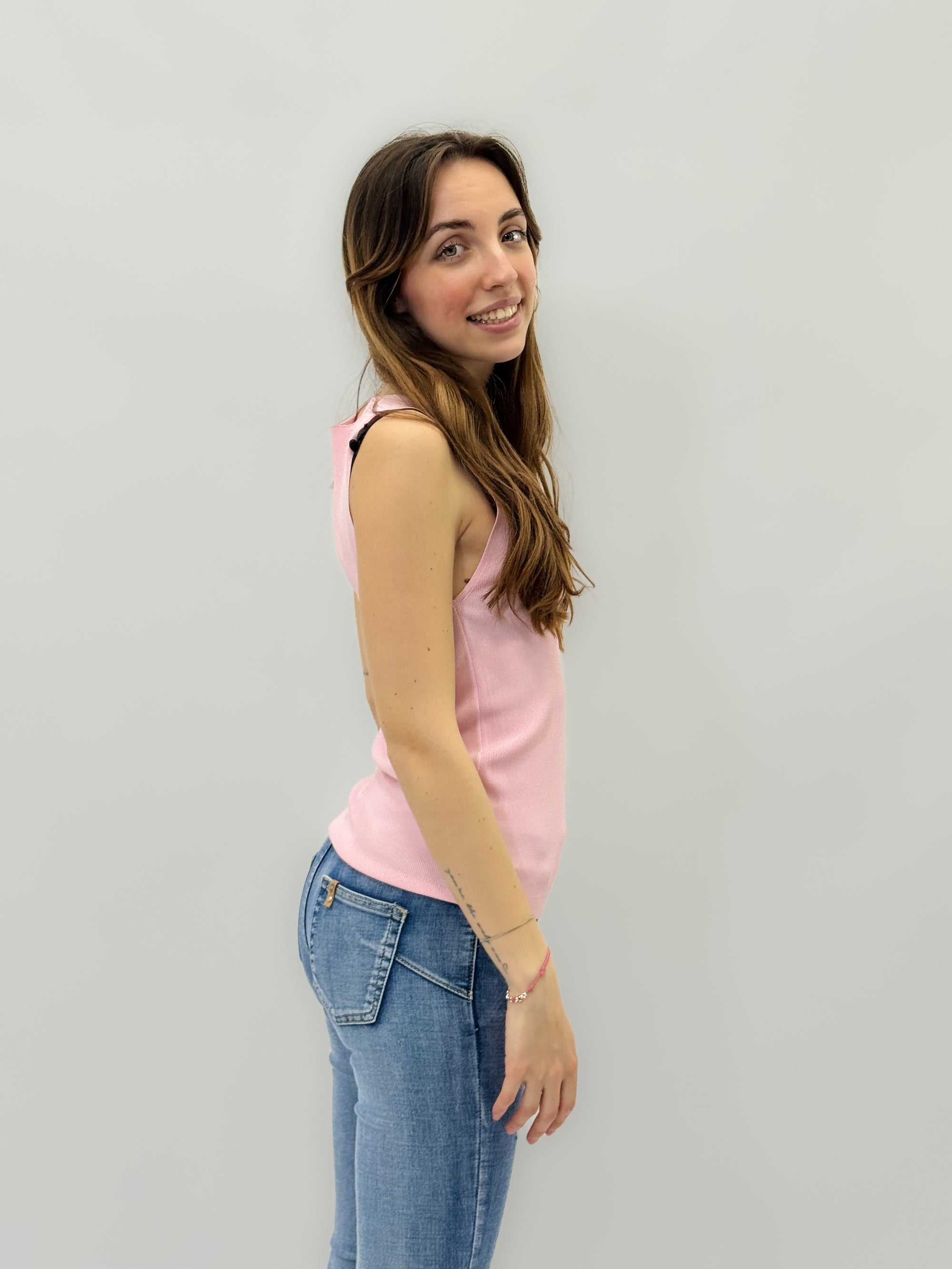 Maglia con scollo a v