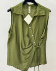 Blusa Incrociata con Laccetto