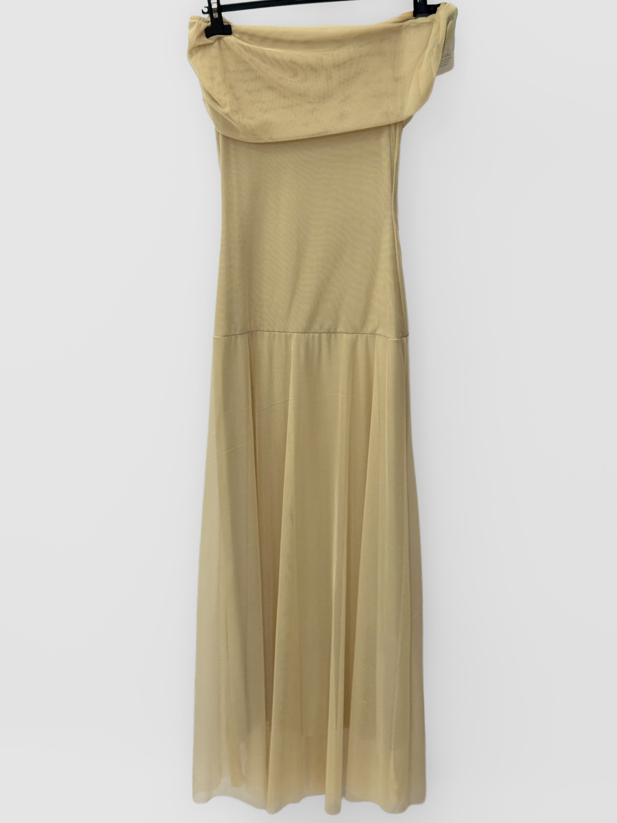 Abito Midi in Tulle con Scollo Bardot