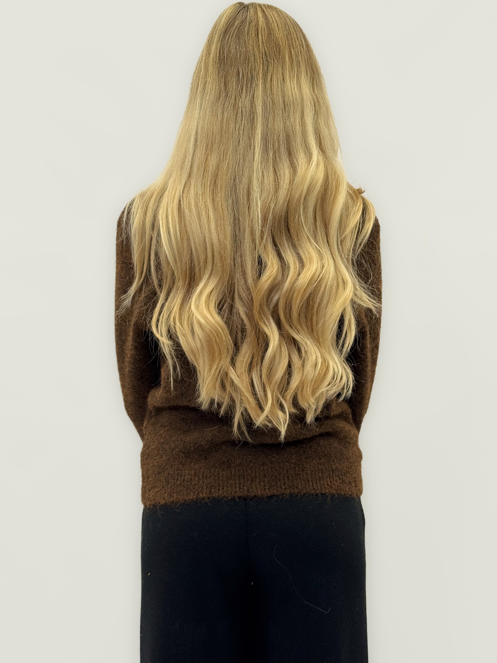 Maglione misto lana con cuori a contrasto