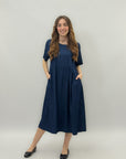 Abito in denim leggero con tasche