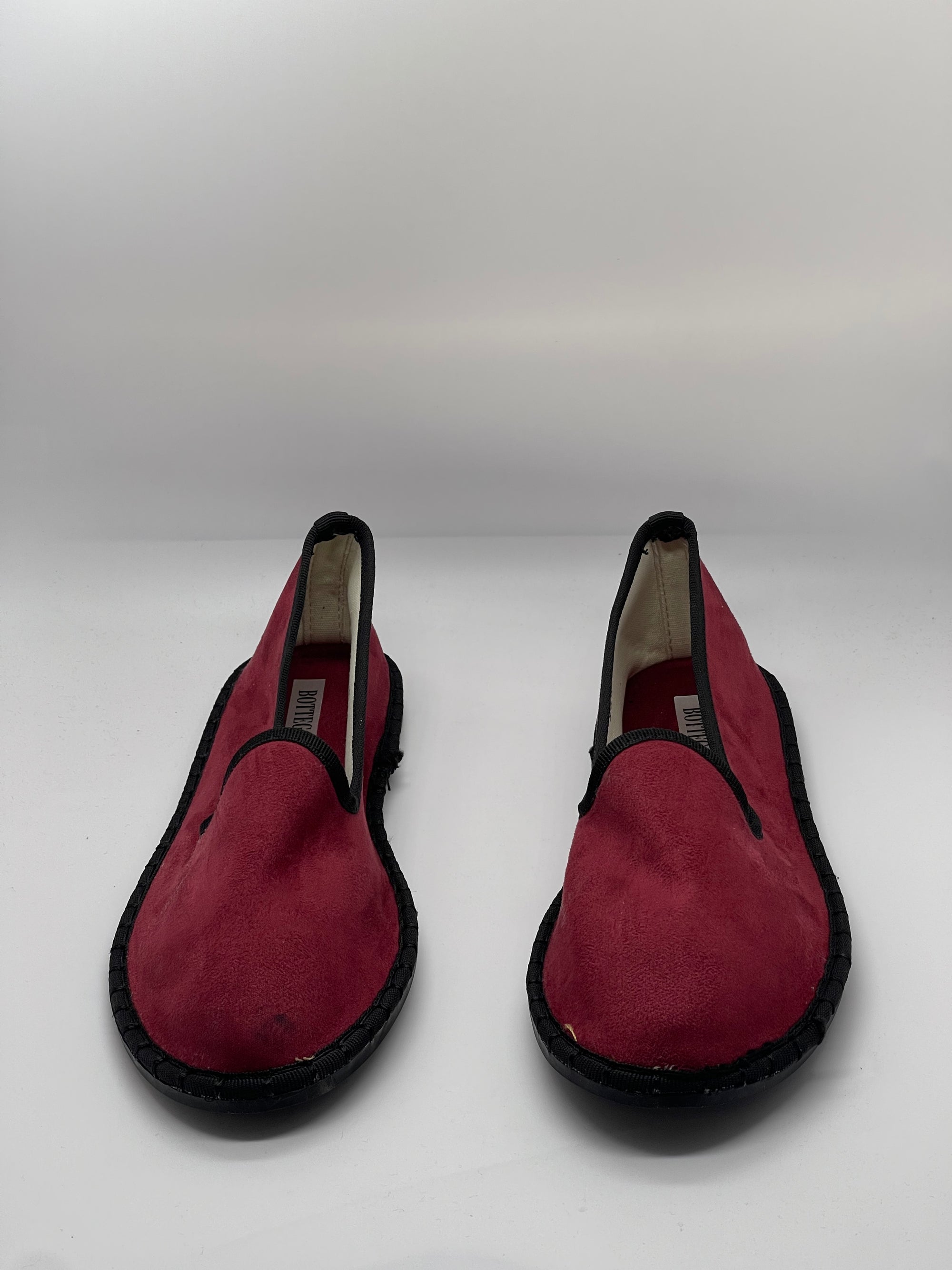 Friulane in velluto con bordo