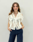 Camicia con volant
