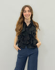 Camicia con volant