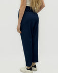Pantaloni Donna Comfy con Tasche Applicate e Vita Elasticizzata