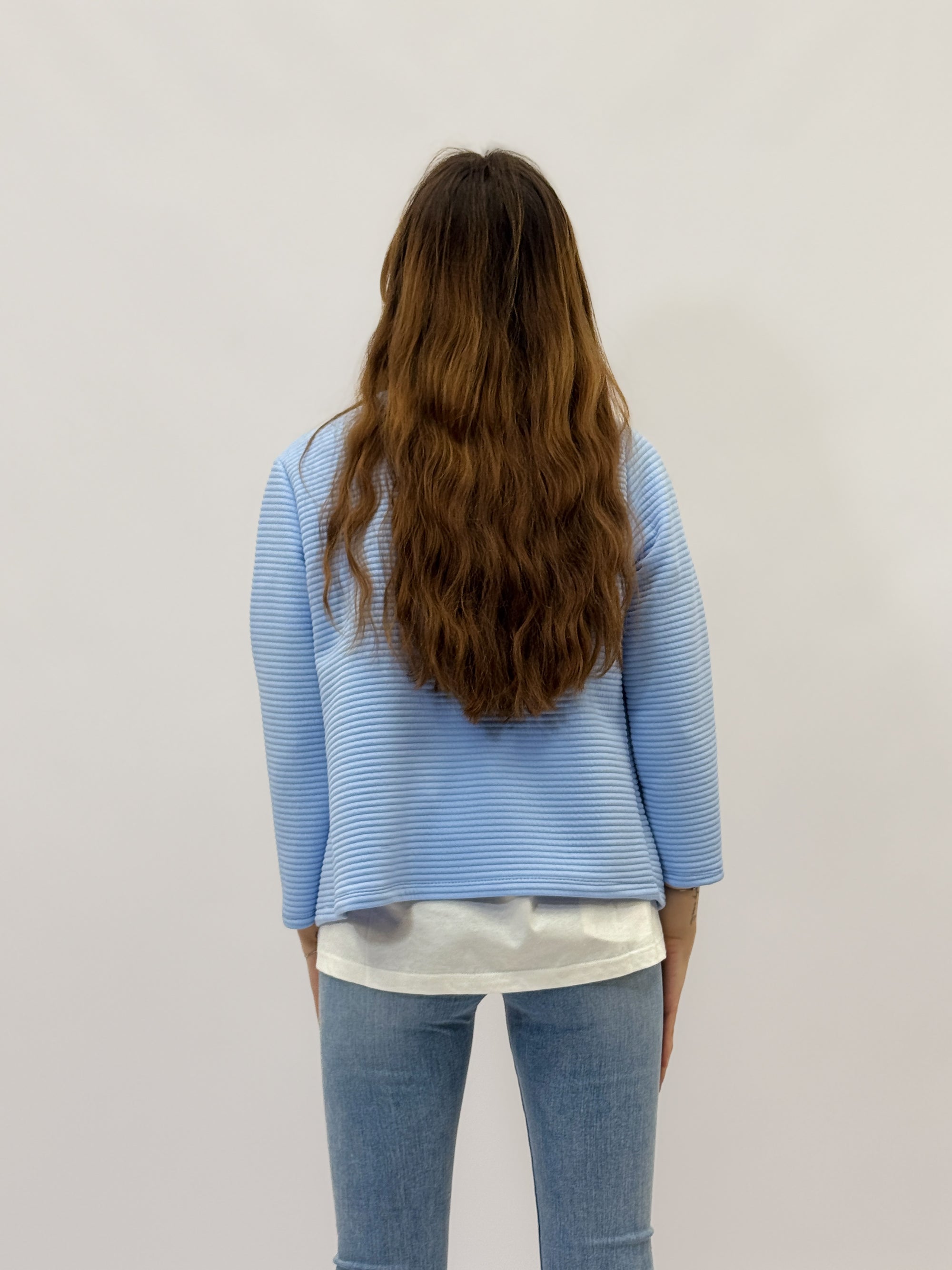 Giacca aperta con texture