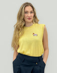 Gilet in Maglia Leggera Ricamo Bassotto - Stile Casual Chic
