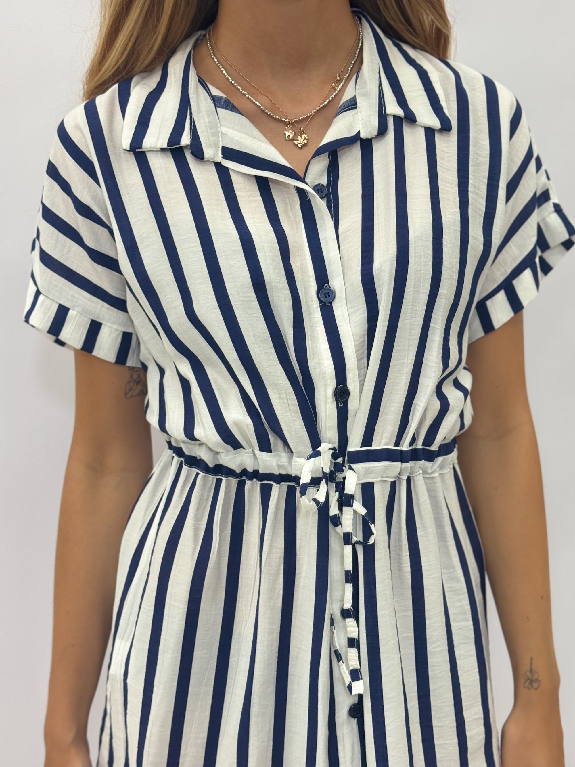 Abito Camicia Riviera a Righe
