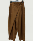 Pantalone Palazzo Vita Alta con Pences Stile Elegante