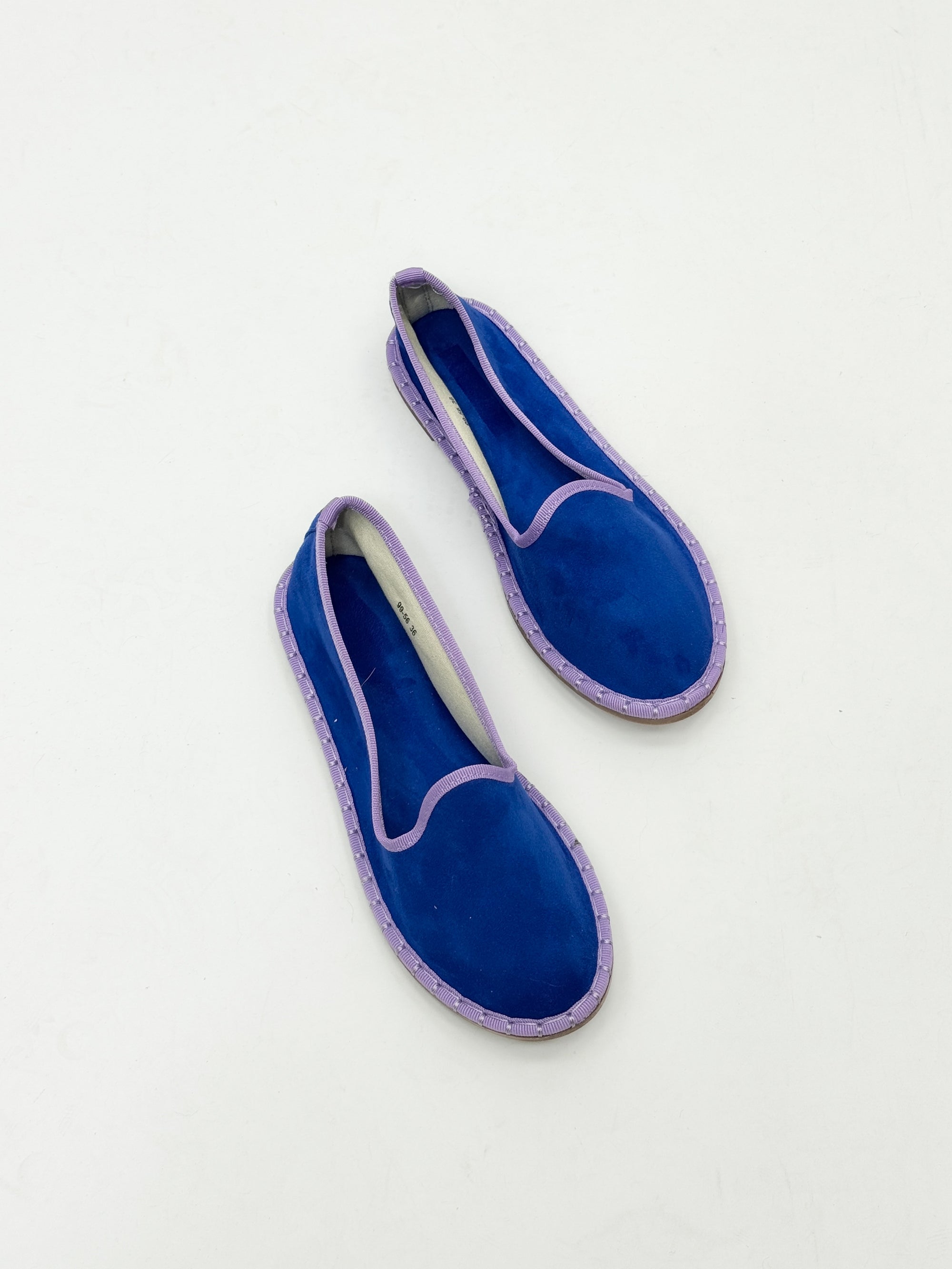 Friulane in velluto con bordo