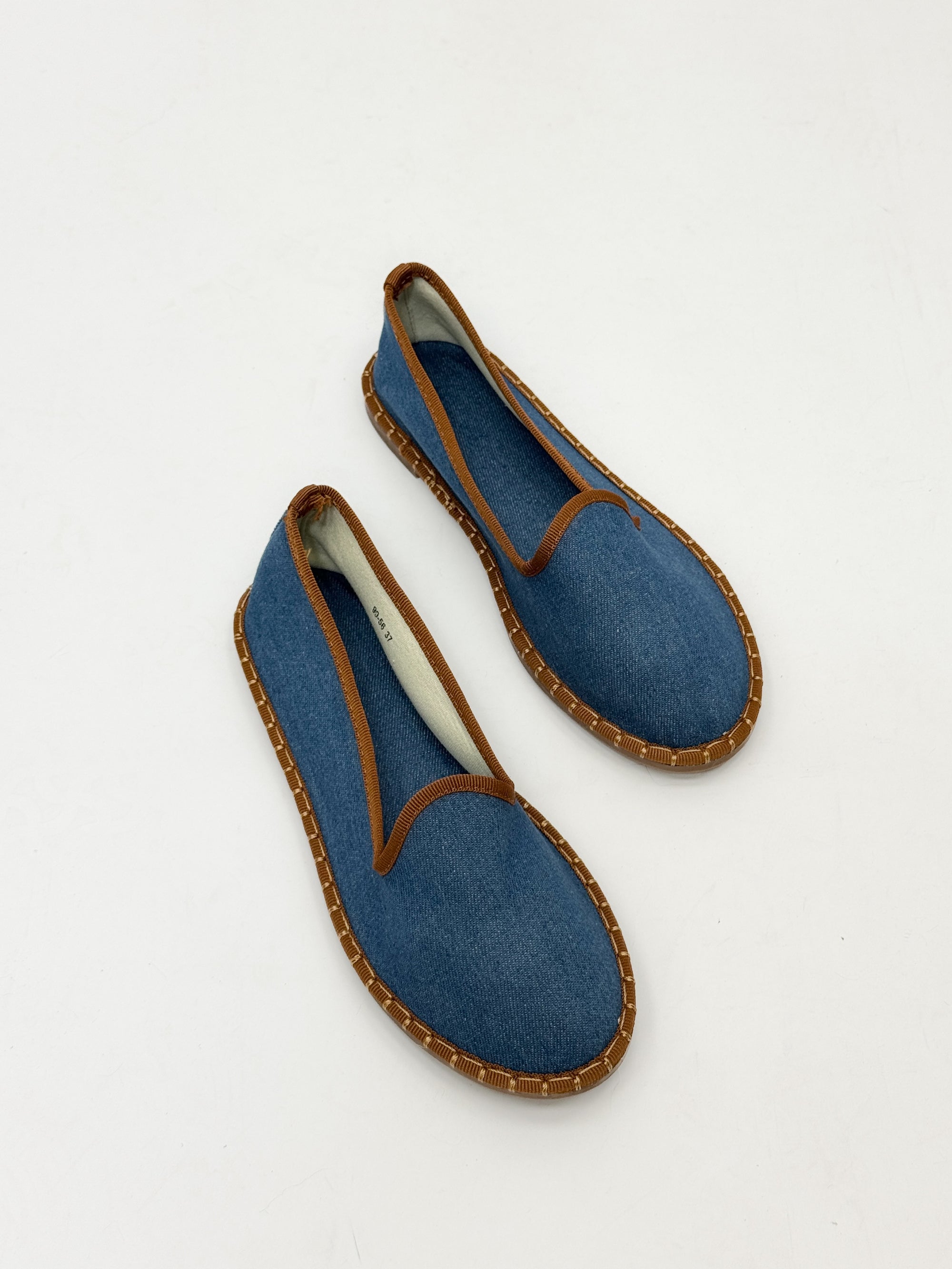 Friulane in velluto con bordo