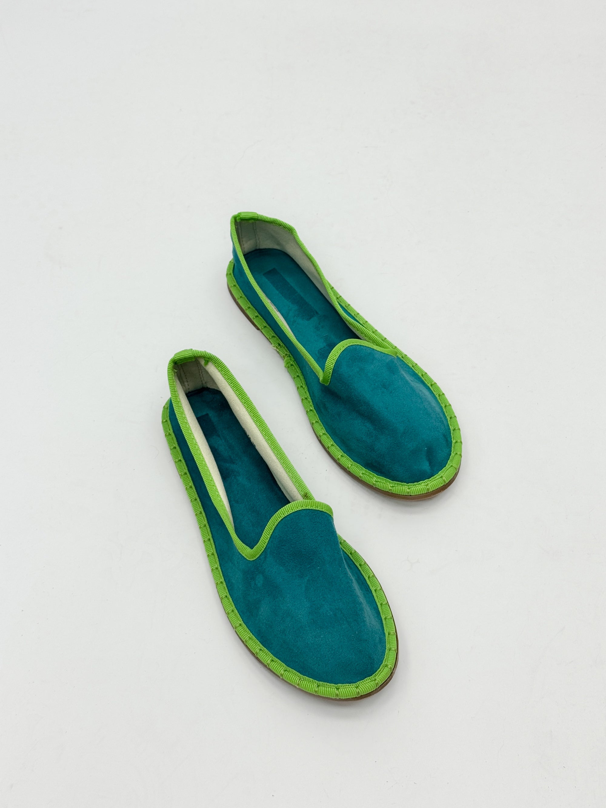 Friulane in velluto con bordo