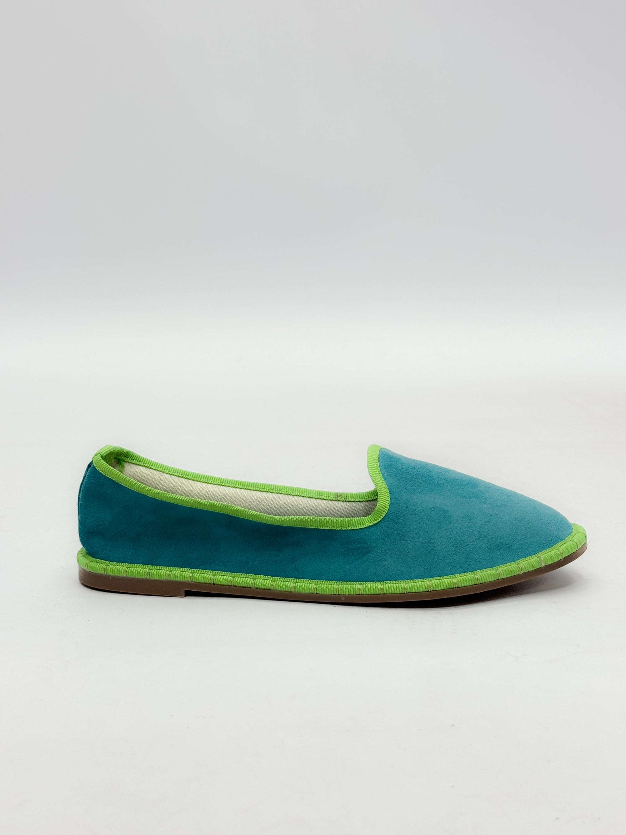 Friulane in velluto con bordo