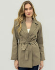 Trench Donna Doppiopetto con Cintura