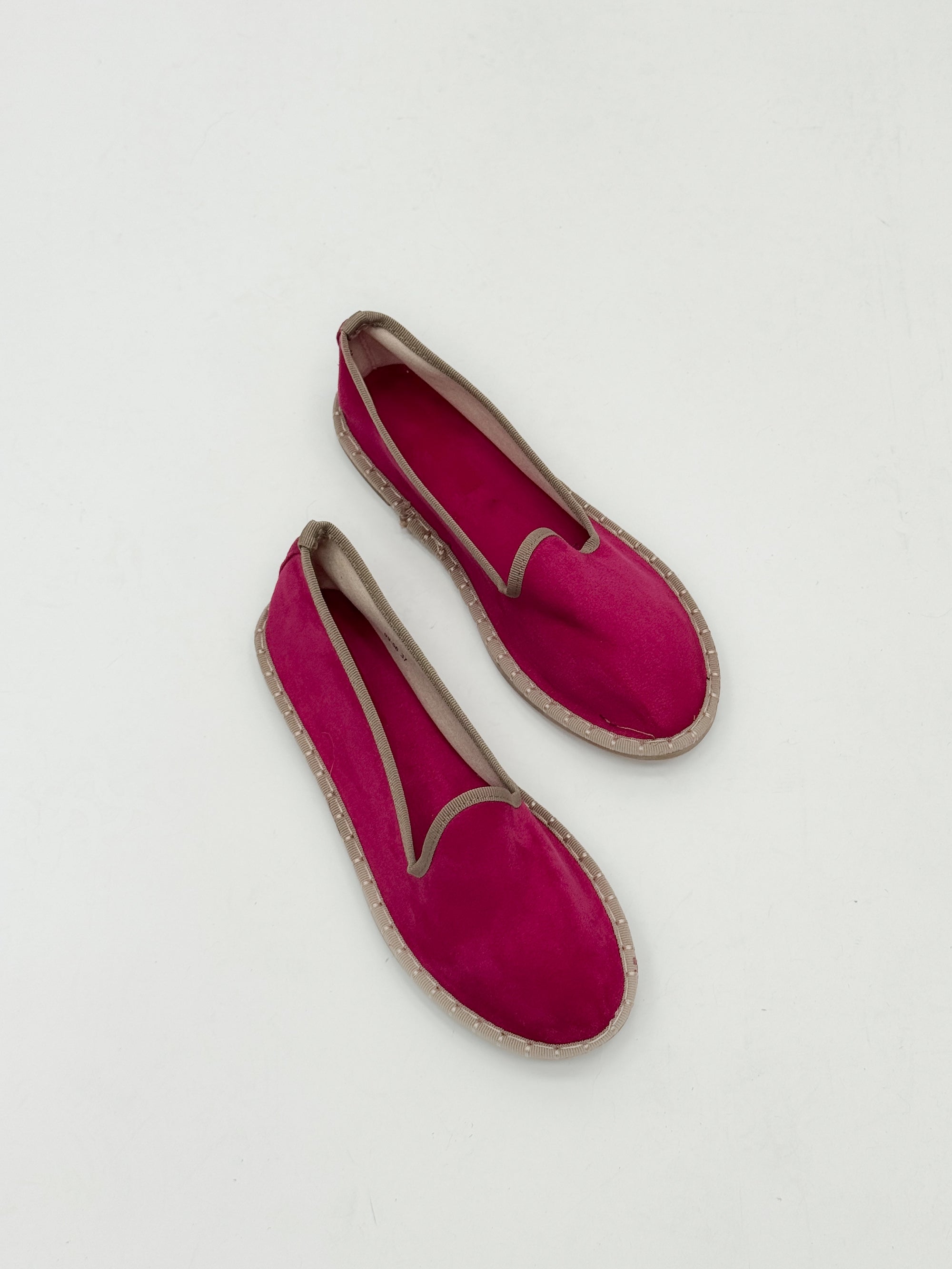 Friulane in velluto con bordo