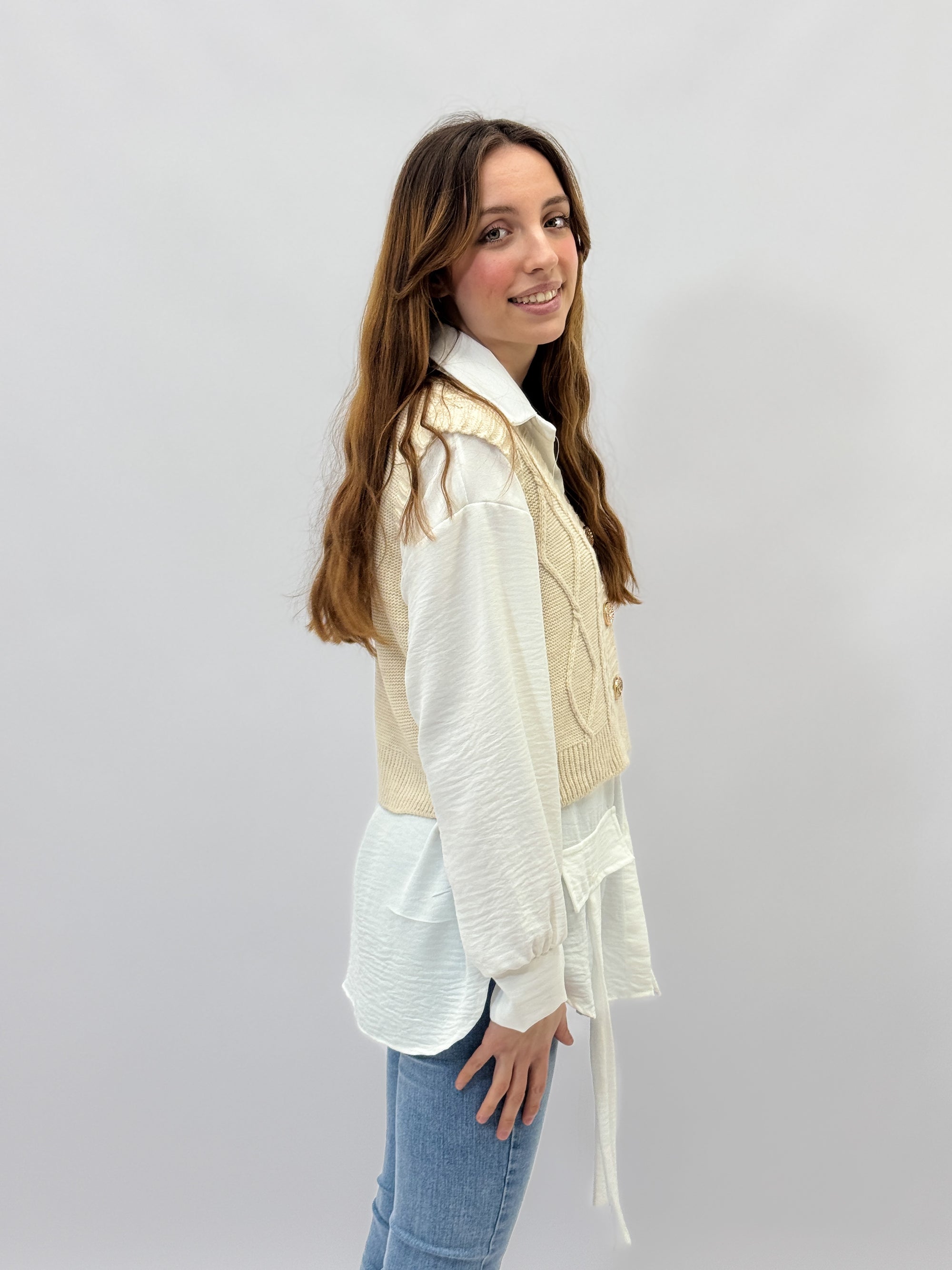 Camicia con gilet