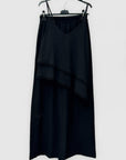 Completo Eva con Top Asimmetrico e Pantaloni Palazzo