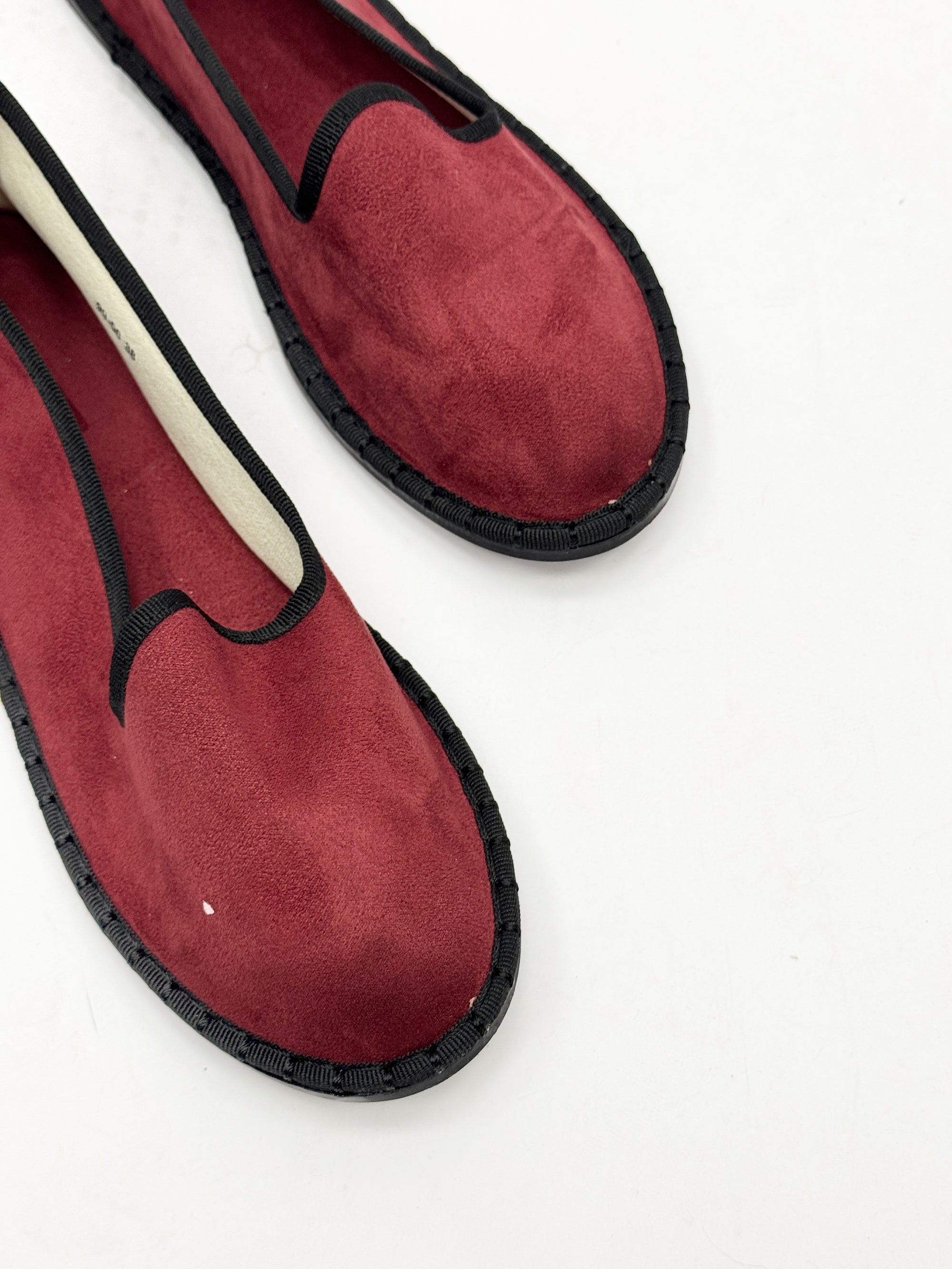 Friulane in velluto con bordo