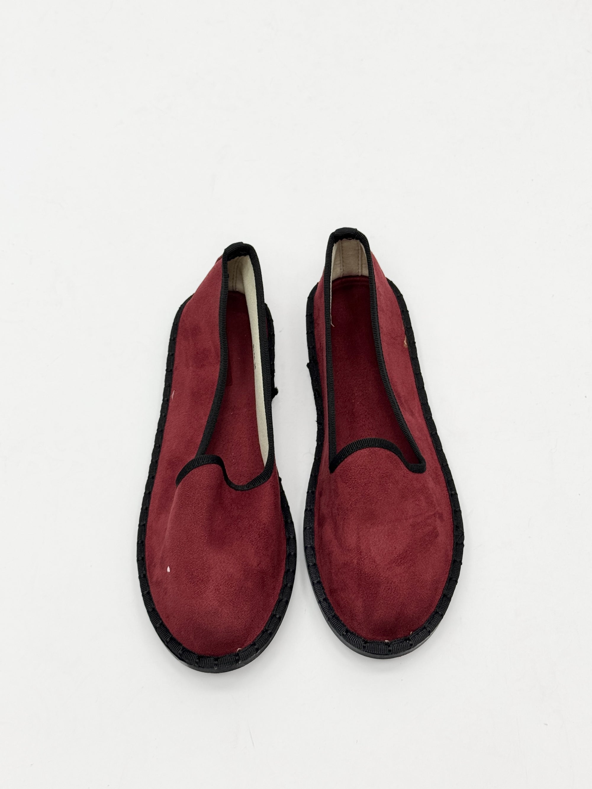 Friulane in velluto con bordo