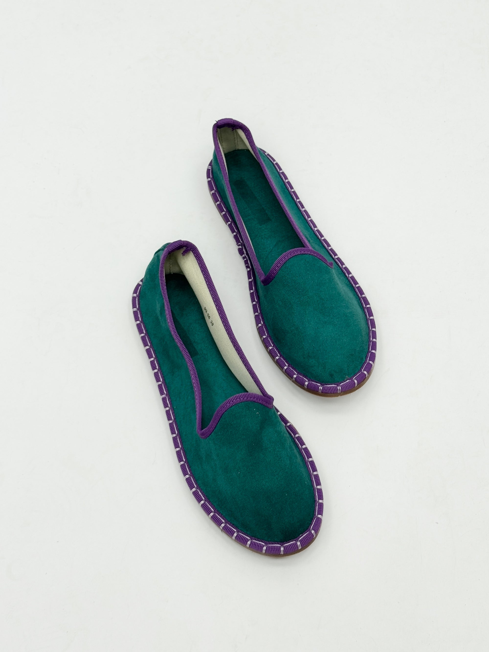 Friulane in velluto con bordo