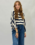 Maglia a righe taglia comoda