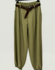 Pantalone Donna Balloon Vita Alta con Elastico