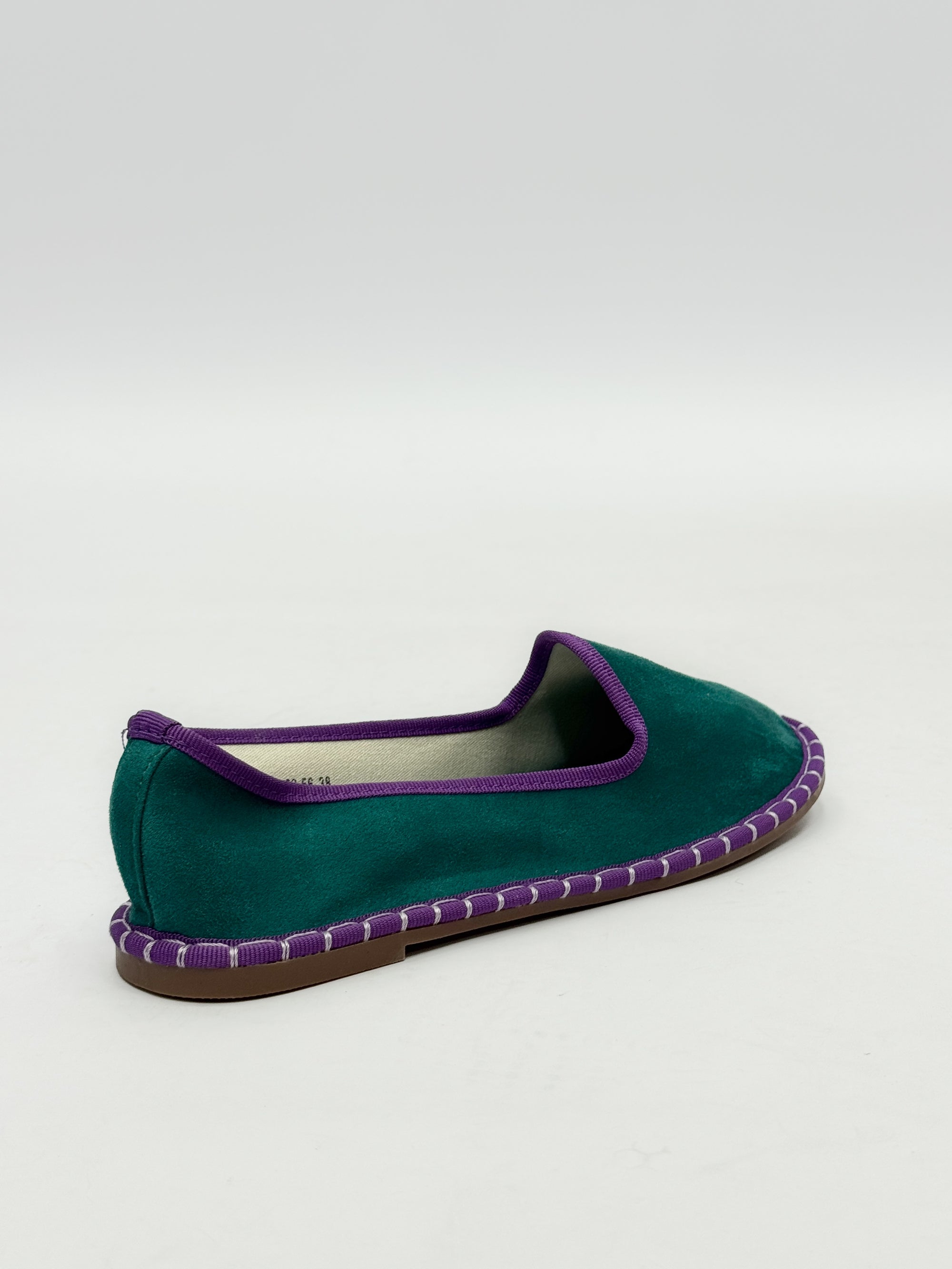 Friulane in velluto con bordo