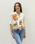 Camicia con stampa
