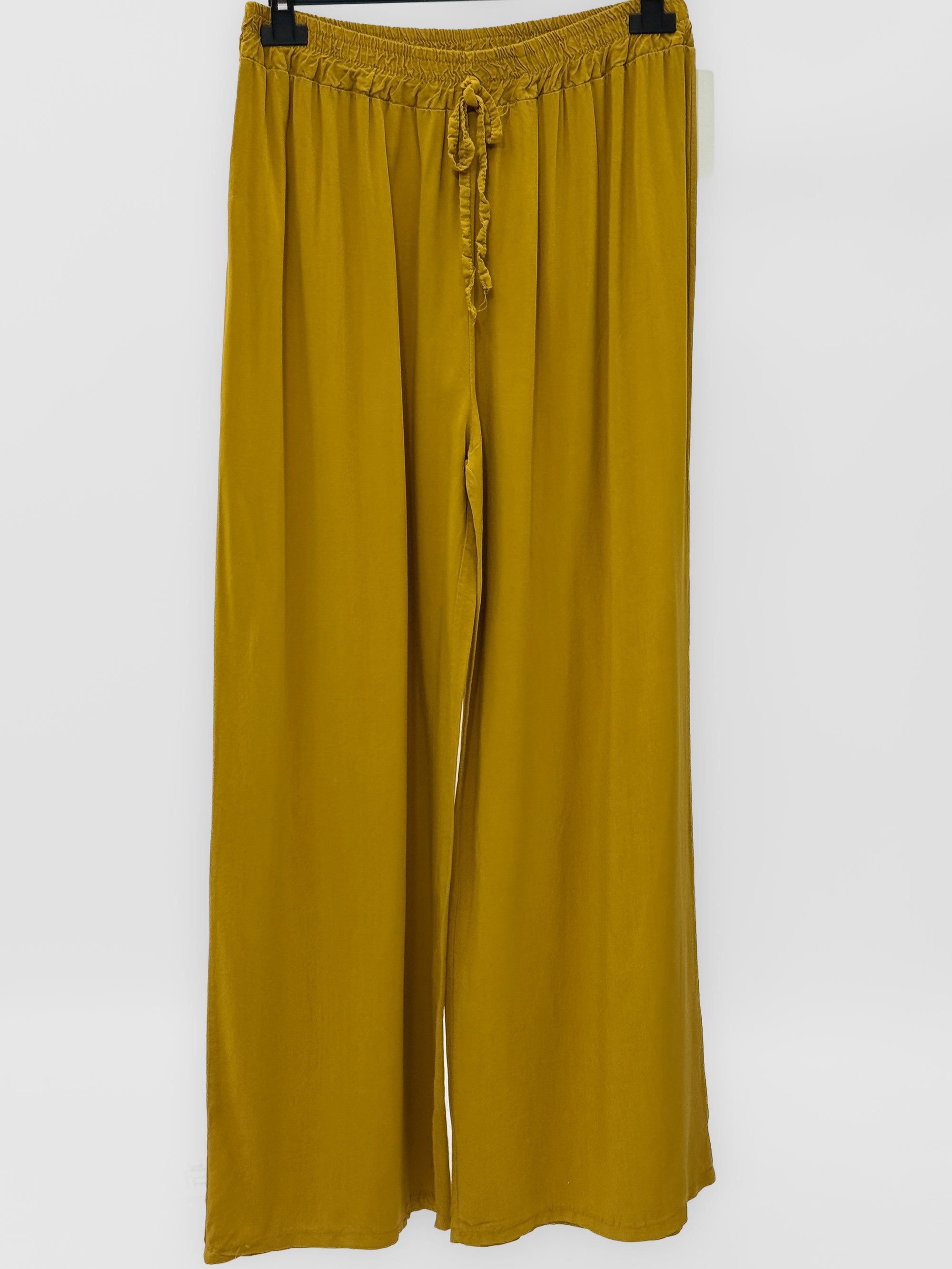 Pantaloni Palazzo con Vita Elasticizzata