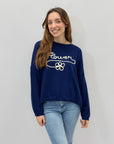 Maglia con scritto "flower"