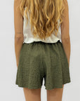 Pantaloncini Comfy in Tessuto Mosso