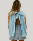 Top Fiocco con Schiena Scoperta