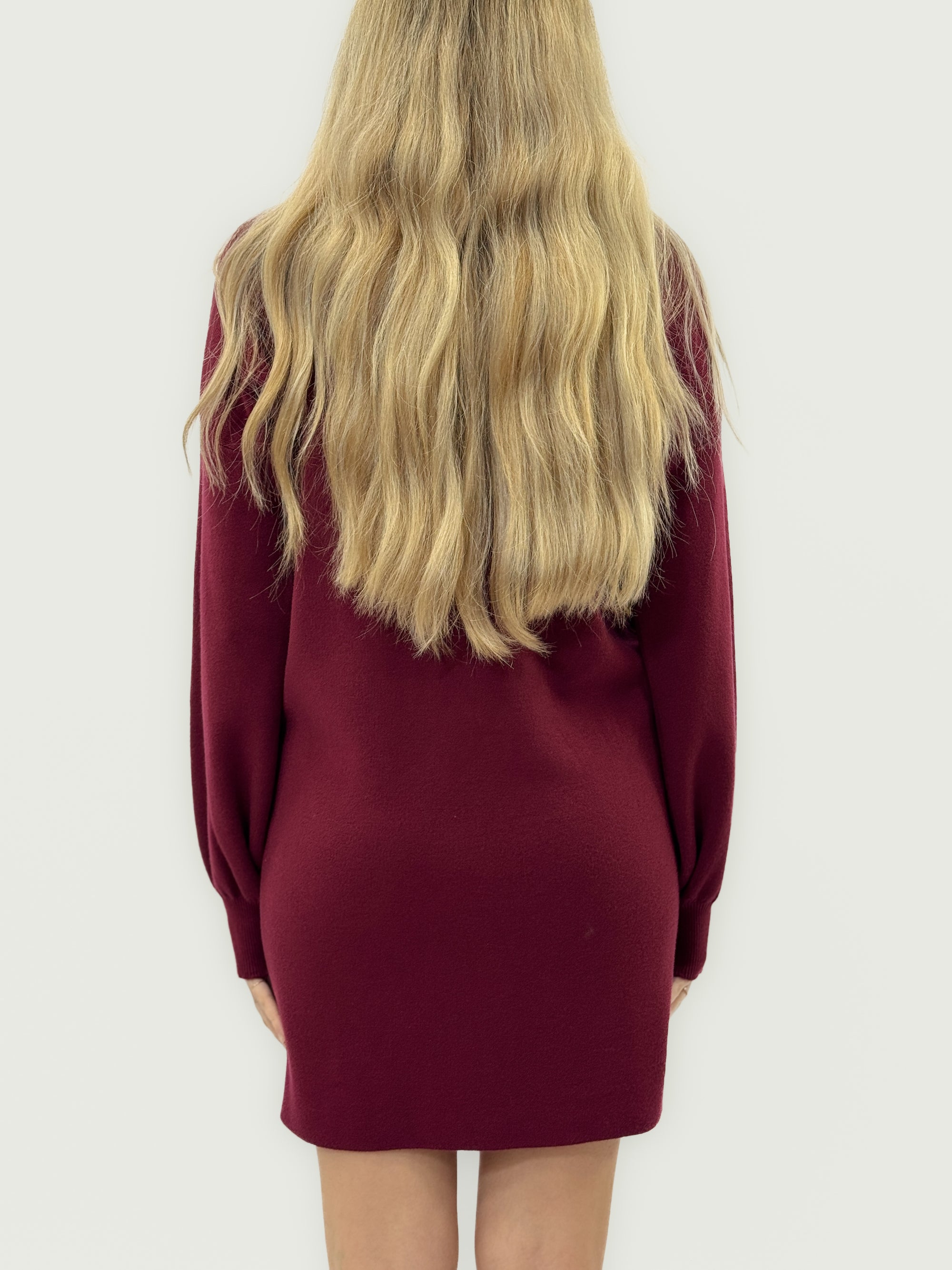 Abito in Maglia a Collo Alto – Morbido e Caldo