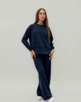 Completo tuta con pantalone ampio