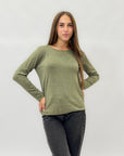Maglia in cotone e lana