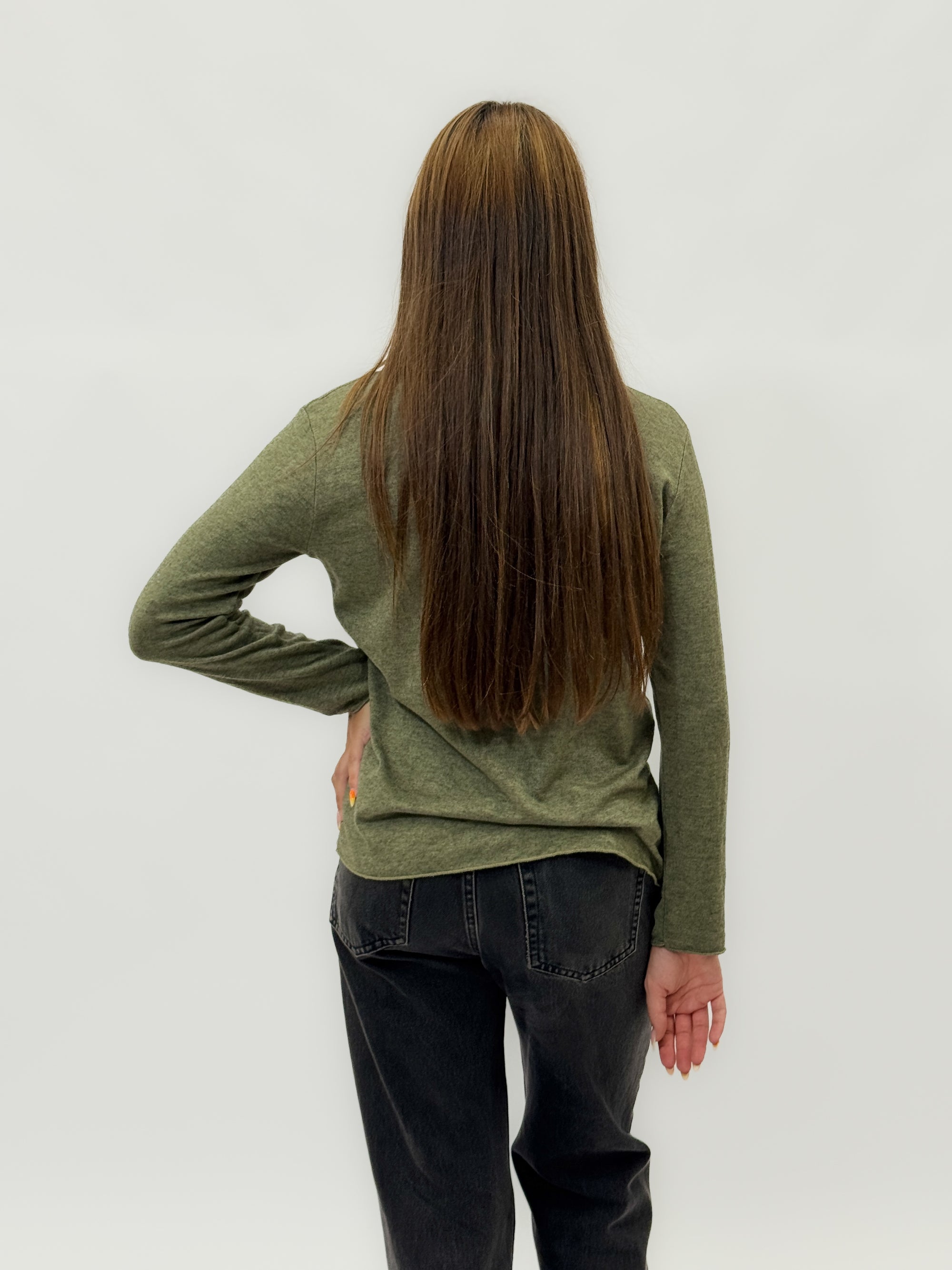 Maglia in cotone e lana