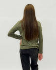 Maglia in cotone e lana