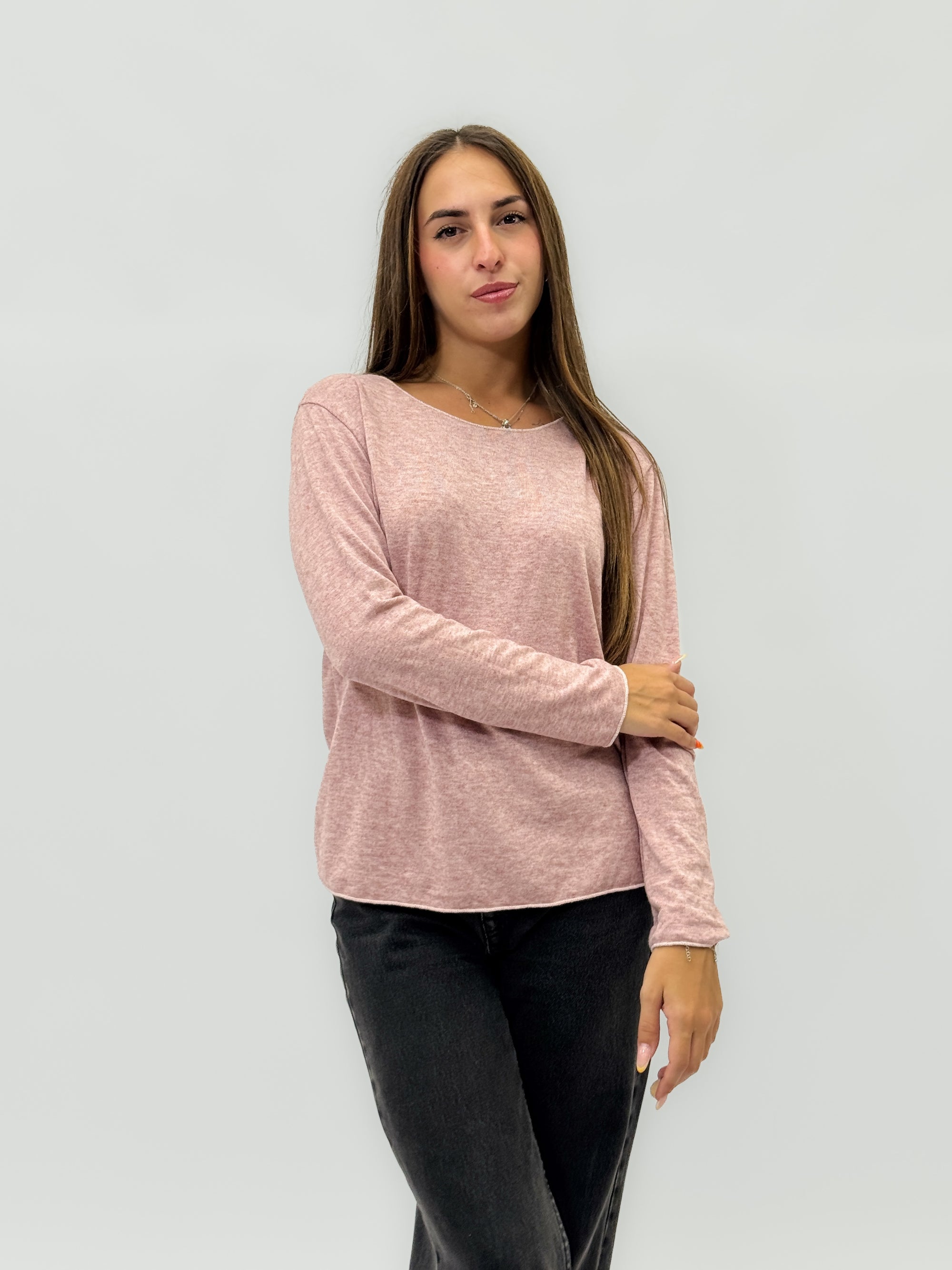 Maglia in cotone e lana