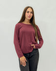 Maglia in cotone e lana